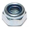 Midwest Fastener Nylon Insert Lock Nut, M6-1.00, Steel, Class 8, Zinc Plated, 50 PK 53664 - alternate 1